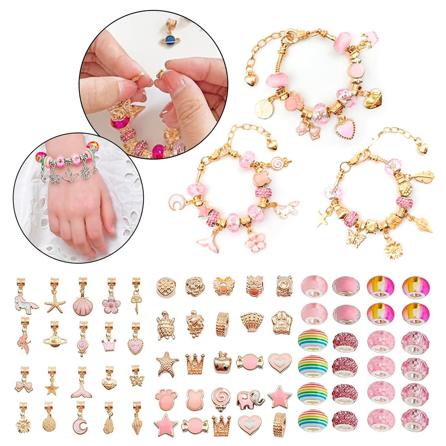 Juego De Charms Para Hacer Pulseras 63