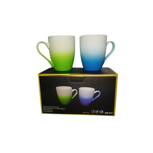 Pack 2 Taza Bicolor Nuevo Tazas