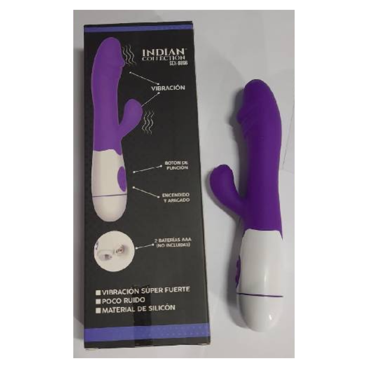 Dildo con estimulador