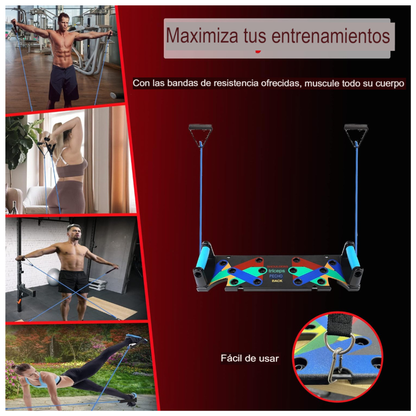 Tabla Flexiones Zimex + Banda Resistente