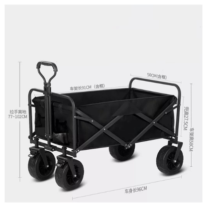 Carrito Black + Mango Plegable Ajustable