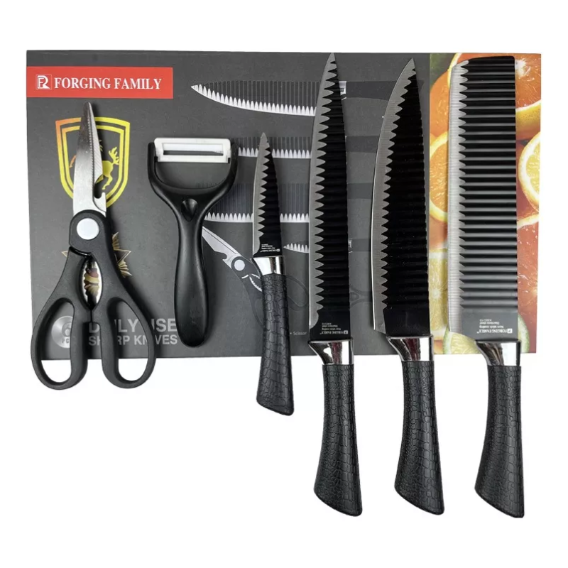 Set Cuchillos Premium De Cocina 6 PZS