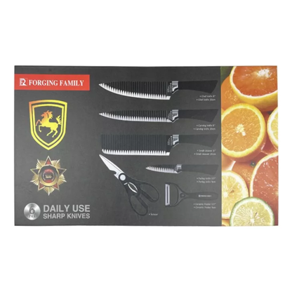 Set Cuchillos Premium De Cocina 6 PZS