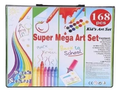 Set de arte 168 pcs colores